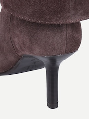 Off The Hook Electra Suede Fold Knee High Boots With Stiletto Heel - Slika 5 od 6