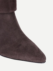 Off The Hook Electra Suede Fold Knee High Boots With Stiletto Heel - Slika 6 od 6