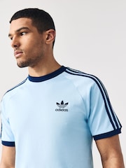 adidas Originals Adicolor Classics 3-Stripes 100% Cotton T-Shirt - Image 4 of 5
