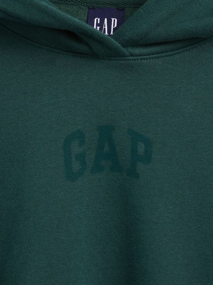 Grün - Gap VintageSoft Cropped Logo Hoodie - Bild 4 von 4