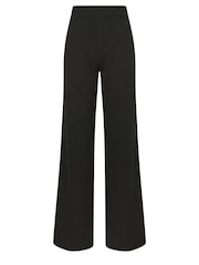 Long Tall Sally Black Wide Leg Striped Trousers - Image 6 of 6