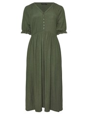Yours Curve Green Light Limited Raglan Prarie Dress - Image 5 of 5