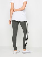 Gris - Leggings con rayas en los laterales de Long Tall Sally - Imagen 3 de 5