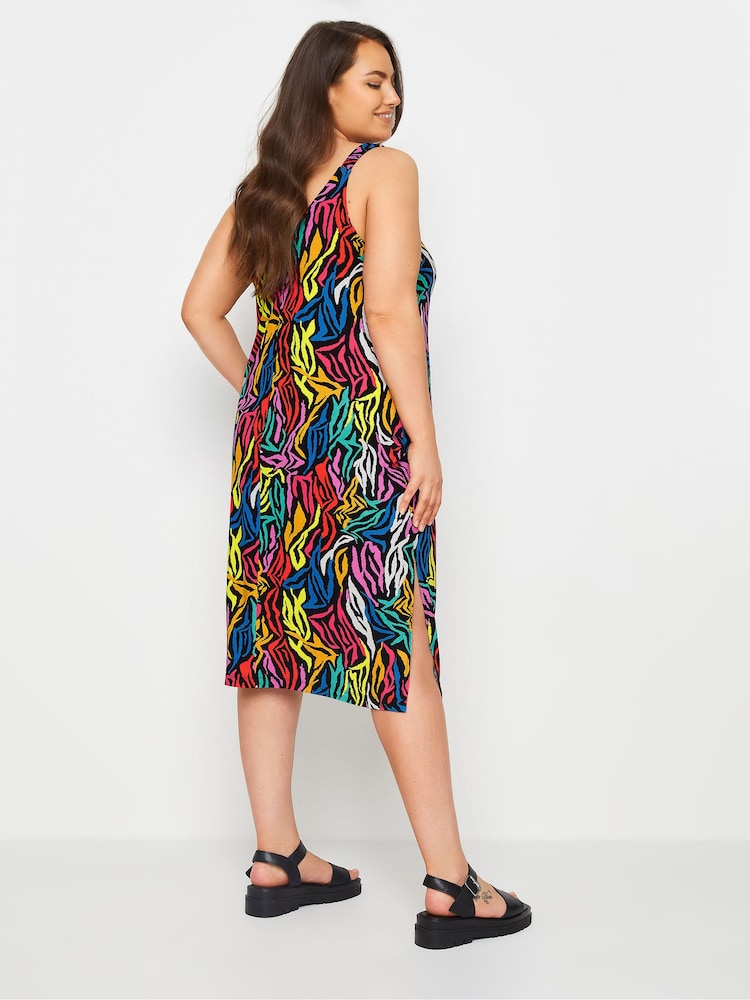 Buy Yours Curve Light Black Throw On Beach Shirred Strap Dress from Next USA