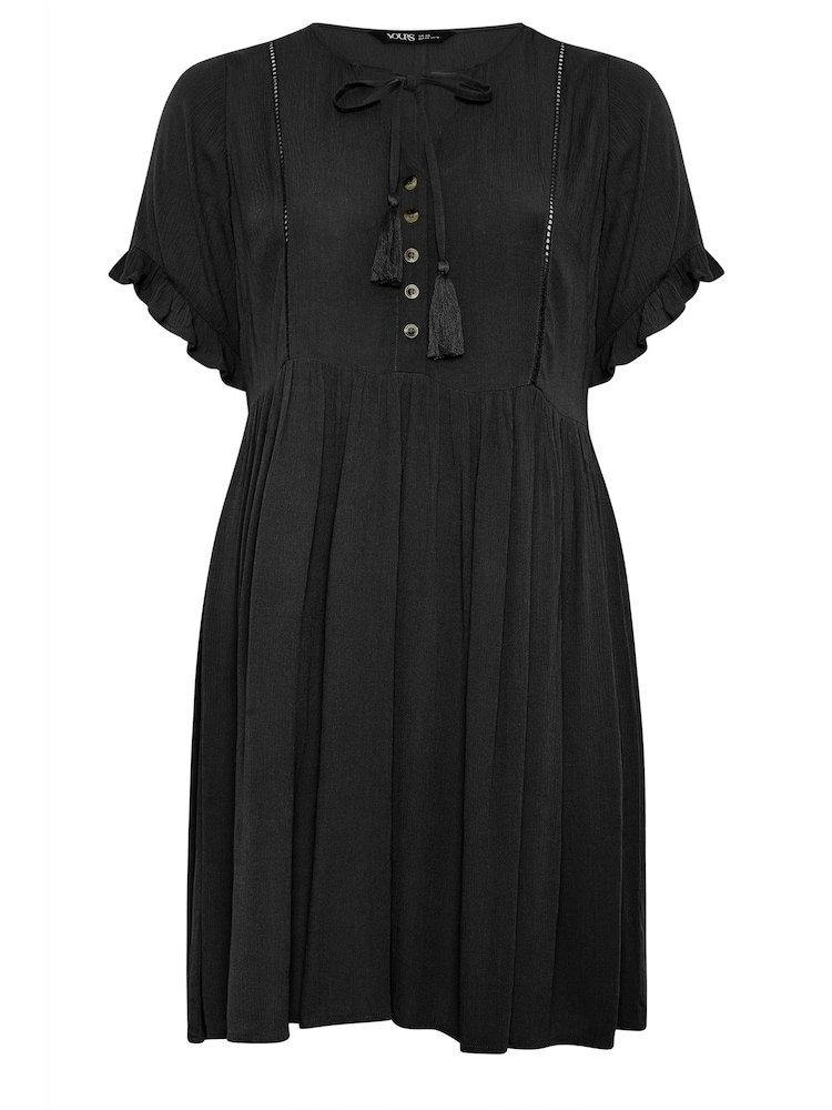 Yours Curve Black Desert Dress - Image 5 of 5