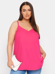 Yours Curve Pink Cami - Image 1 of 5
