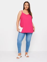 Yours Curve Pink Cami - Image 2 of 5