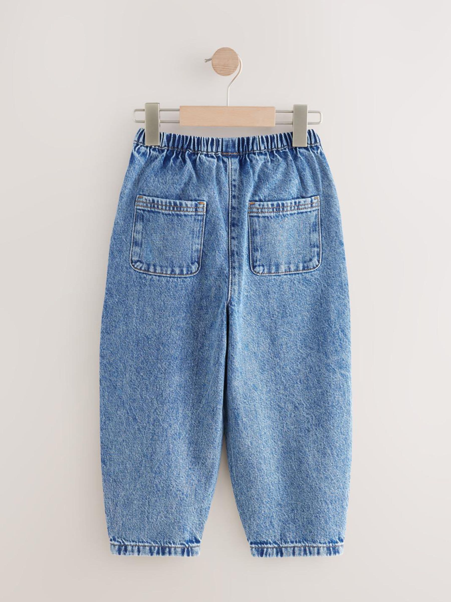 Comprar Jeans azul médio - Calça Jeans Pull On Barrel (3-16anos