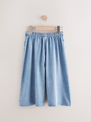 Mid Blue Denim Culotte Trousers (3-16yrs) - Image 5 of 8