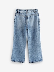 Mid Blue Denim Flare 100% Cotton Jeans (3-16yrs) - Image 6 of 8