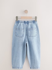 Denim Lightwash Pull On Barrel 100% Cotton Jeans (3-16yrs) - Image 6 of 8