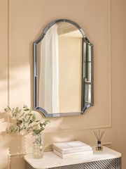 Smoked Grey Bevelled Edge Wall Mirror - Image 1 of 6
