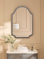 Smoked Grey Bevelled Edge Wall Mirror - Image 2 of 6