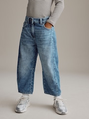 Mid modra Denim - Kavbojke Volume Barrel (3-16let) - Slika 1 iz 4