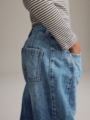 Mid modra Denim - Kavbojke Volume Barrel (3-16let) - Slika 4 iz 4