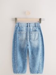 Mid Blue Denim Volume Barrel Jeans (3-16yrs) - Image 6 of 8
