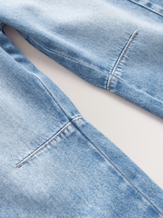 Mid Blue Denim Volume Barrel Jeans (3-16yrs) - Image 8 of 8