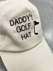 Solesmith Cream 100% Cotton Personalised Golf Hat - Image 2 of 2