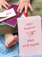 Solesmith Pink Personalised My First Passport Set by Solesmith - Image 2 of 2