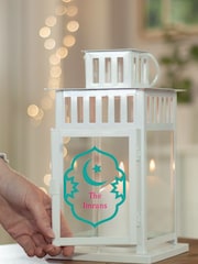 Personalised Eid White Lantern by Jonnys Sister - Image 4 of 4