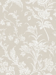 Laura Ashley Dove Grey Lloyd A4 Wallpaper Sample - Image 1 of 2