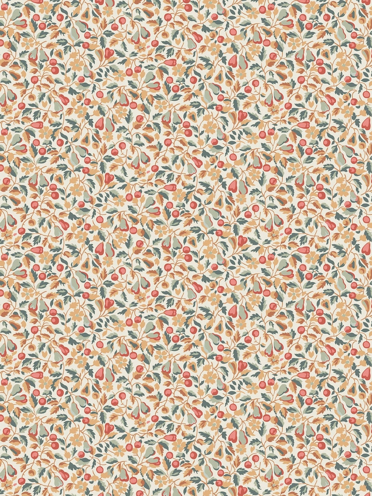 Laura Ashley Terracotta Devrons Grove A4 Wallpaper Sample - Image 2 of 2