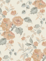 Laura Ashley Apricot Alyworth Trail A4 Wallpaper Sample - Image 2 of 2