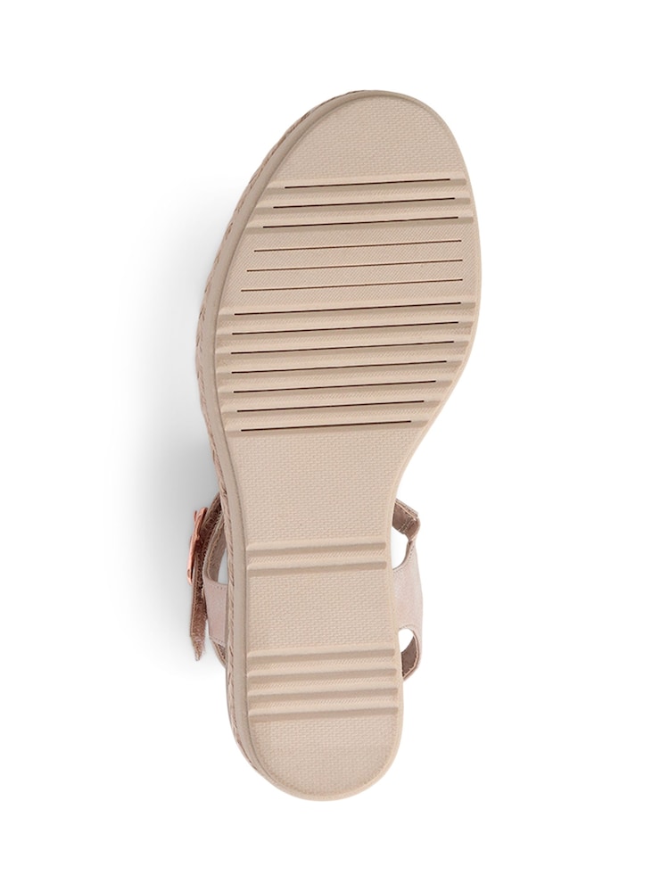 Pavers Gold Adjustable Platform Sandals - Image 5 of 5