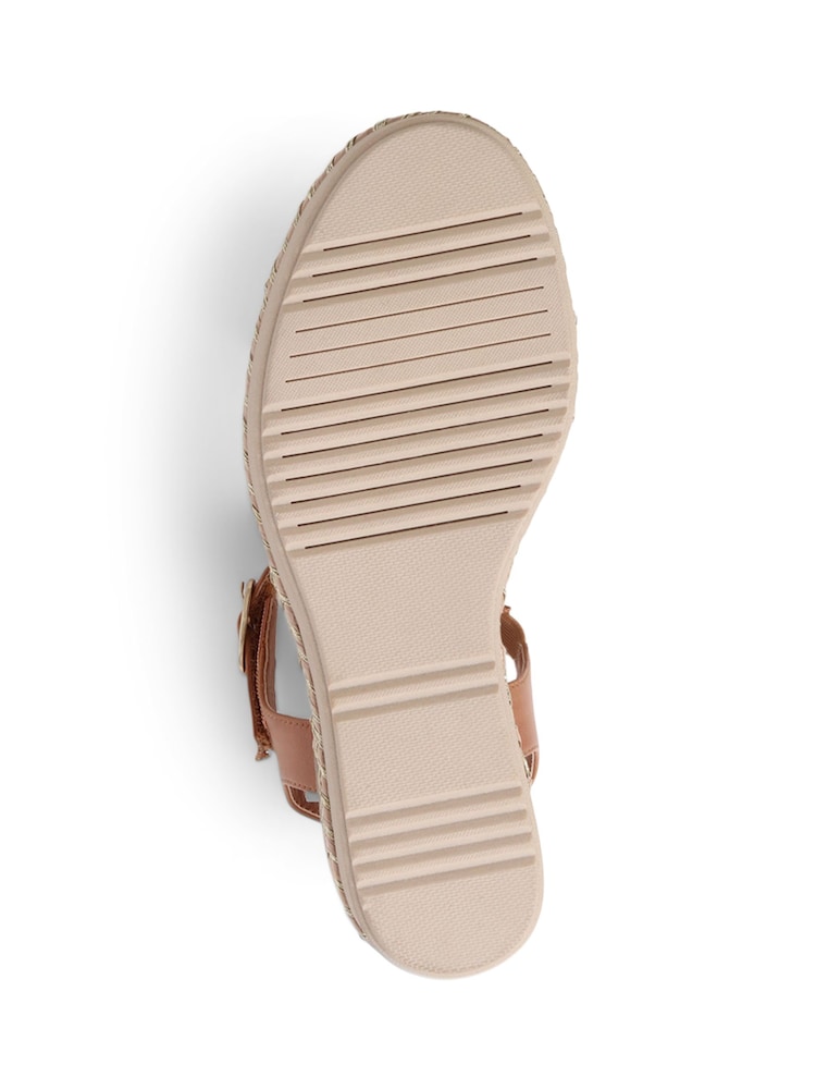 Pavers Brown Adjustable Platform Sandals - Image 5 of 5