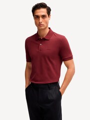 BOSS Red 100% Cotton Embroidered Logo Polo Shirt - Image 1 of 5