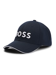 BOSS Embroidered Logo Cap in Knitted Piqué - Изображение 2 из 5