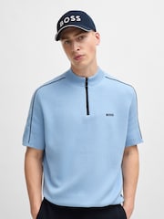 BOSS Embroidered Logo Cap in Knitted Piqué - Изображение 5 из 5