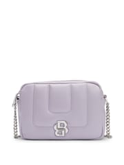 BOSS Purple Crossbody Bag With Double B Monogram - Image 2 of 3