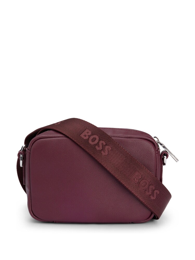 Rot - BOSS Detachable-Pouch Crossbody Bag In Faux Leather - Bild 4 von 4