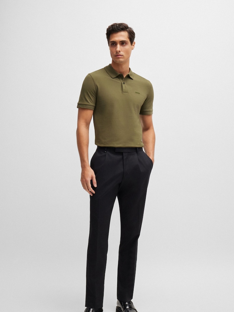 BOSS Green Pallas Pima Cotton Polo Shirt - Image 2 of 5