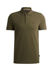 BOSS Green Pallas Pima Cotton Polo Shirt - Image 5 of 5