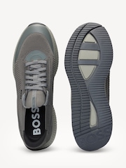 BOSS Grey Trainers - Image 4 of 5