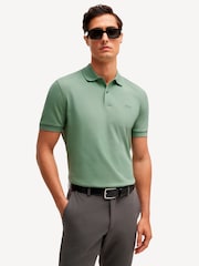 BOSS Green Cotton Embroidered Logo Polo Shirt - Image 1 of 5