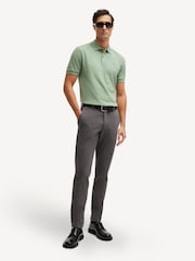 BOSS Green Cotton Embroidered Logo Polo Shirt - Image 2 of 5