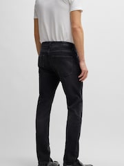BOSS Grey Slim Fit Comfort Stretch Denim Jeans - Image 3 of 5