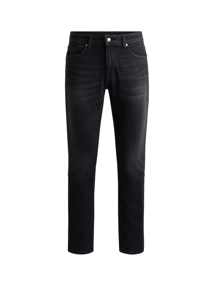 BOSS Grey Slim Fit Comfort Stretch Denim Jeans - Image 5 of 5