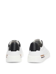Bela - BOSS Signature Detail Cupsole Trainers in Leather - Slika 3 iz 5