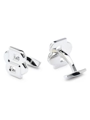 BOSS Silver Cufflinks With Double-Monogram Head - Image 1 of 3