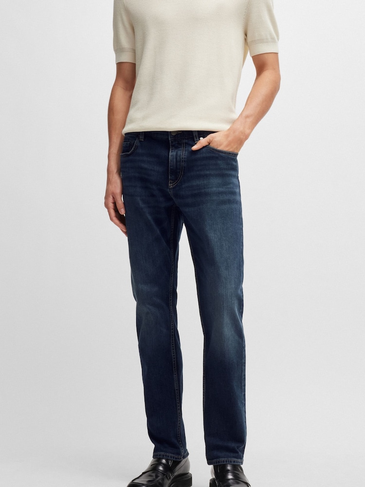 BOSS Blue Slim Fit Jeans in Comfort Stretch Denim - Image 2 of 5
