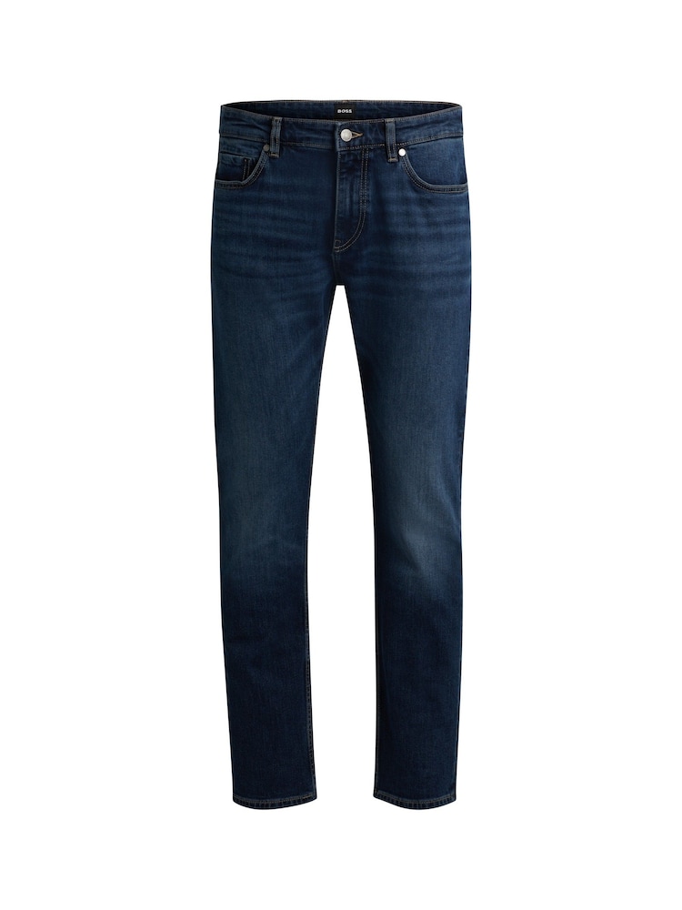 BOSS Blue Slim Fit Jeans in Comfort Stretch Denim - Image 5 of 5 BOSS Blue Slim Fit Jeans in Comfort Stretch Denim - Image 5 of 5