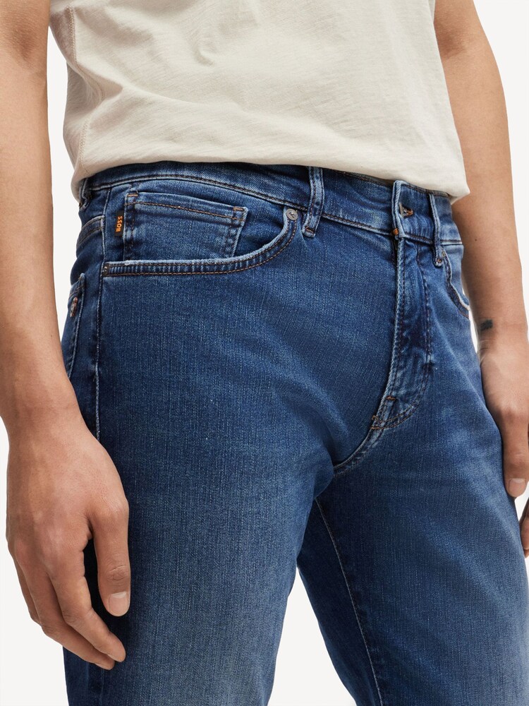 BOSS Regular Fit Jeans in Soft Motion Denim - Image 3 of 5
