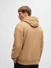 BOSS Natural 100% Cotton Terry Hoodie With Double B - Image 2 of 5