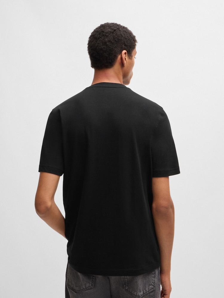 BOSS Black 100% Cotton Jersey Logo-Artwork T-Shirt - Image 2 of 5