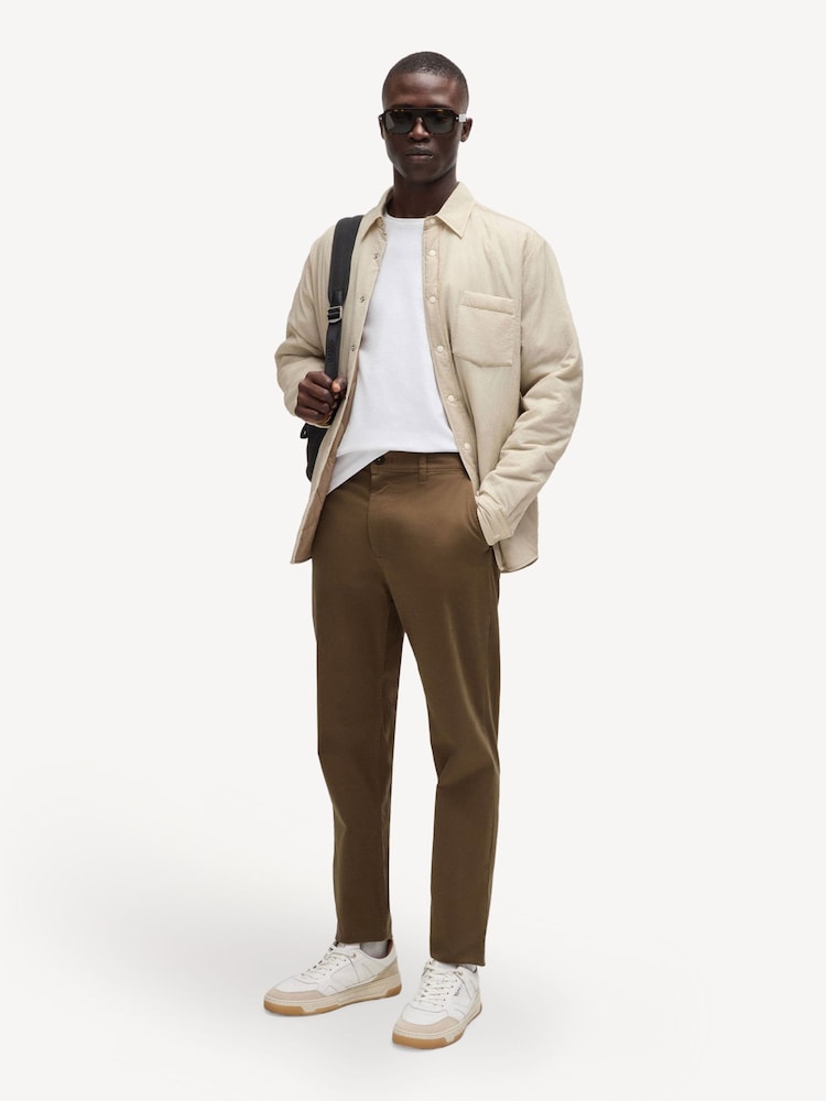 BOSS Brown Slim Fit Chinos Stretch Cotton - Image 1 of 5 BOSS Brown Slim Fit Chinos Stretch Cotton - Image 1 of 5