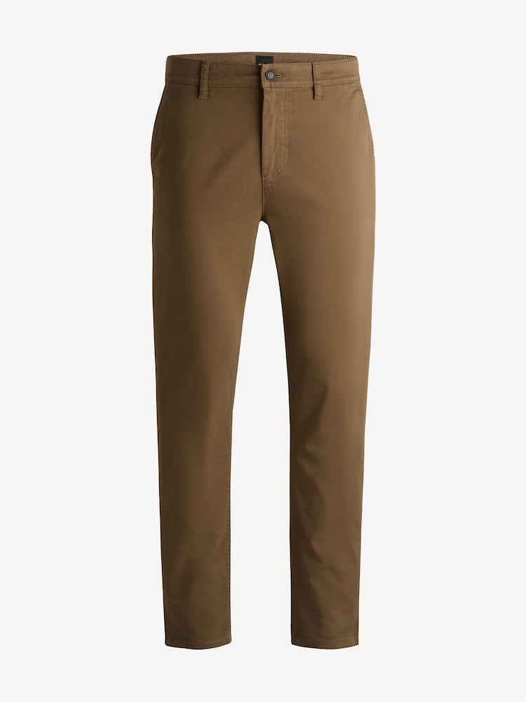 BOSS Brown Slim Fit Chinos Stretch Cotton - Image 5 of 5 BOSS Brown Slim Fit Chinos Stretch Cotton - Image 5 of 5